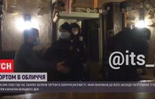 В Запорожье владелец кафе залепил тортом в лицо активисту, который вызвал патрульных (видео)