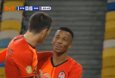 Динамо - Шахтар - 0:2. Гол Сантоса