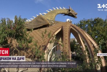 Дракон на дачі: стилізований замок став туристичною принадою Херсонської області