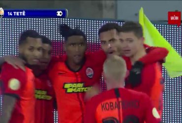Дніпро-1 - Шахтар - 0:1. Відео голу Тете