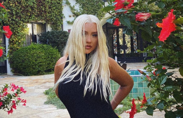 "У латексі і з хвостом": спокуслива Крістіна Агілера постала в образі чорта