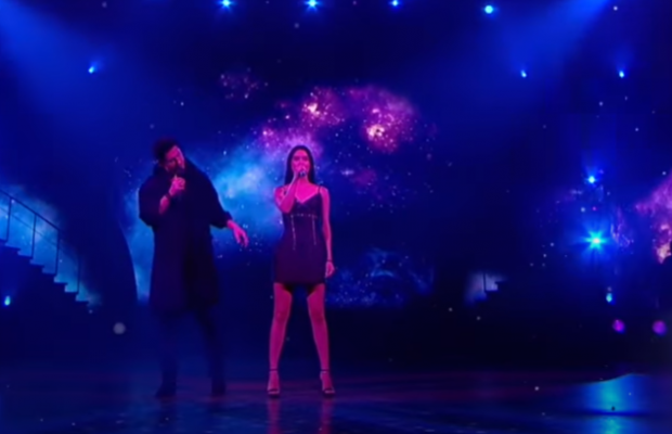 Дан Балан страстно спел со своей подопечной в финале шоу "Танцы со звездами" (видео)