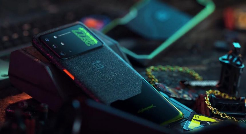 Представлено смартфон OnePlus 8T в стилі гри Cyberpunk 2077 (відео)