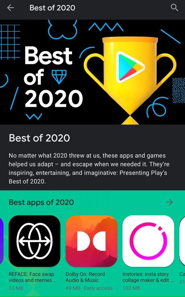 Украинское приложение вошло в список Best Apps 2020 от Google Play Украинское приложение вошло в список Best Apps 2020 от Google Play
