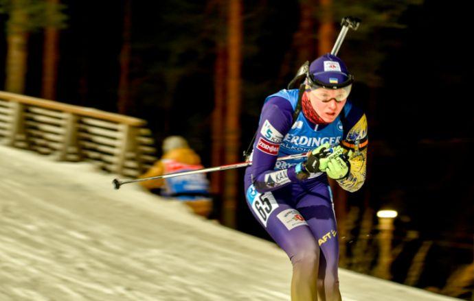 Дар'я Блашко стала 12-й / фото biathlon.com.ua Дар'я Блашко стала 12-й / фото biathlon.com.ua