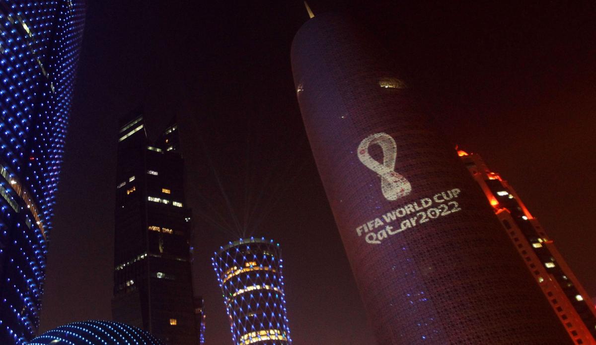 Лого ЧМ-2022 в Дохе / фото REUTERS