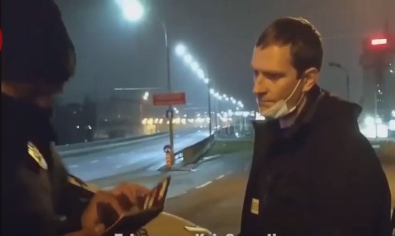 До лікаря-нарколога водій їхати відмовився / скріншот з відео До лікаря-нарколога водій їхати відмовився / скріншот з відео