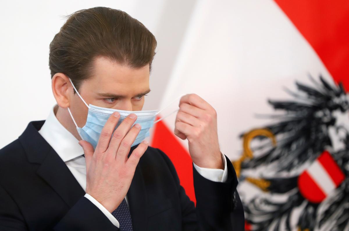 Канцлер Австрії Себастьян Курц завив про посилення карантину / REUTERS Канцлер Австрії Себастьян Курц завив про посилення карантину / REUTERS