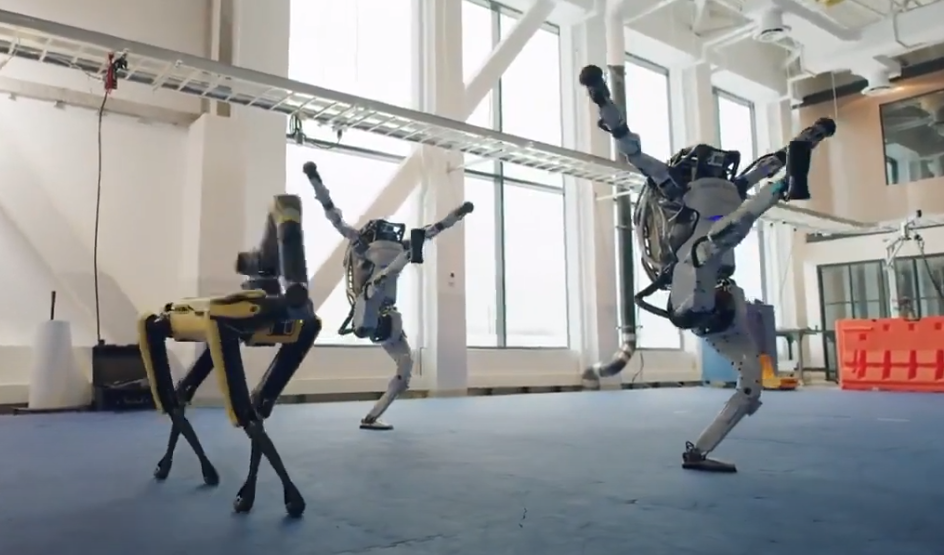 Роботы Boston Dynamics станцевали под хит шестидесятых / скриншот Роботы Boston Dynamics станцевали под хит шестидесятых / скриншот