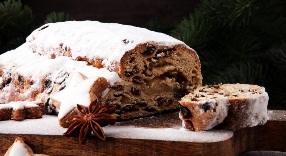 Фруктово-ореховый рождественский пирог