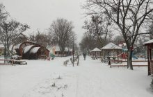 На юг Украины пришла настоящая зима: на Херсонщине выпал первый снег (фоторепортаж, видео)