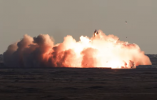 SpaceX показала повний запис, як корабель Starship вибухнув при посадці (фото, відео)
