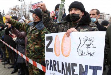 Protest rally in Chisinau demands snap parliamentary election