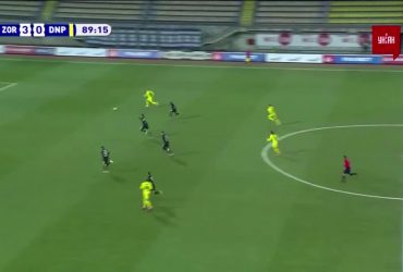 Зоря - Дніпро-1 - 3:1. Гол Назаренка