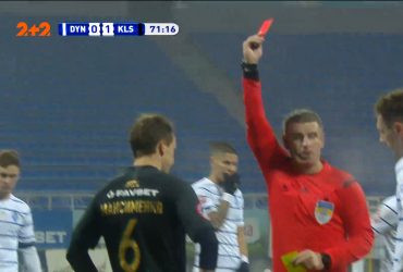 Динамо - Колос - 0:1. Арбітр після перегляду VAR скасував жовту картку Максименка і дав червону