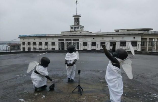 Засновників Києва переодягнули напередодні Святого Миколая (фото)