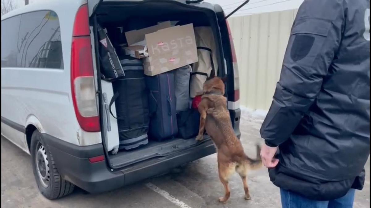 Наркотик обнаружила служебная собака / фото dpsu.gov.ua Наркотик обнаружила служебная собака / фото dpsu.gov.ua