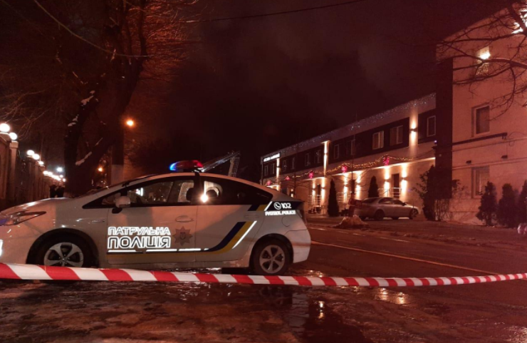 Пожежа в Одесі / фото od.npu.gov.ua Пожежа в Одесі / фото od.npu.gov.ua