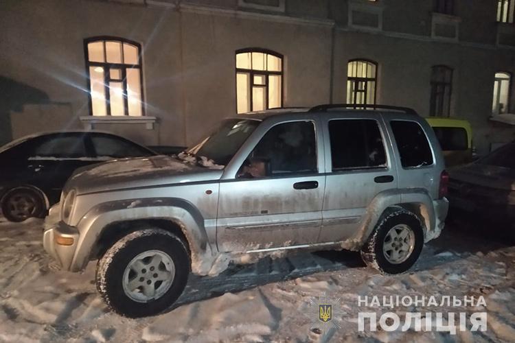Водій авто, яке везло імітовані сани, був нетверезим /фото Нацполіція Водій авто, яке везло імітовані сани, був нетверезим /фото Нацполіція