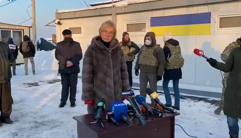 Денисова сообщила, что боевики отпустят 9 украинских пленных / скрин видео Денисова сообщила, что боевики отпустят 9 украинских пленных / скрин видео