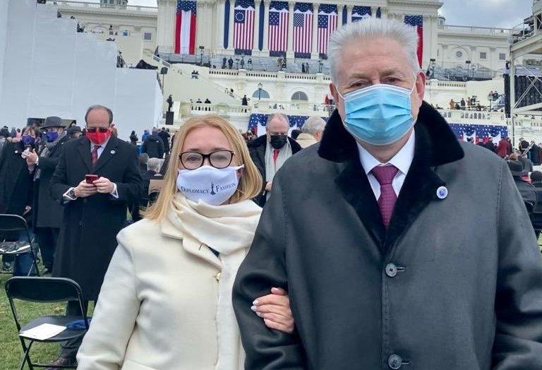 Україну на інавгурації представляє посол Володимир Єльченко / фото twitter.com/YelchenkoUN Україну на інавгурації представляє посол Володимир Єльченко / фото twitter.com/YelchenkoUN