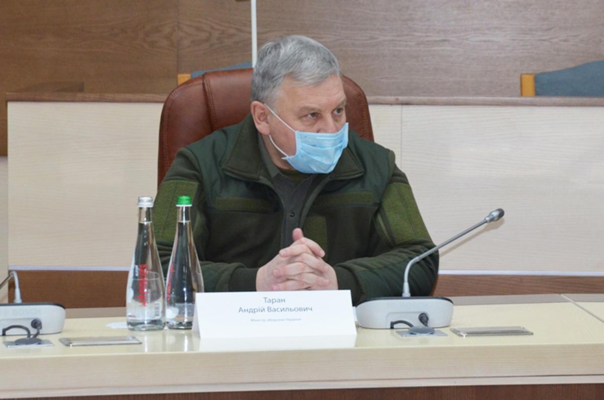 Министр обороны Украины Андрей Таран / фото mil.gov.ua