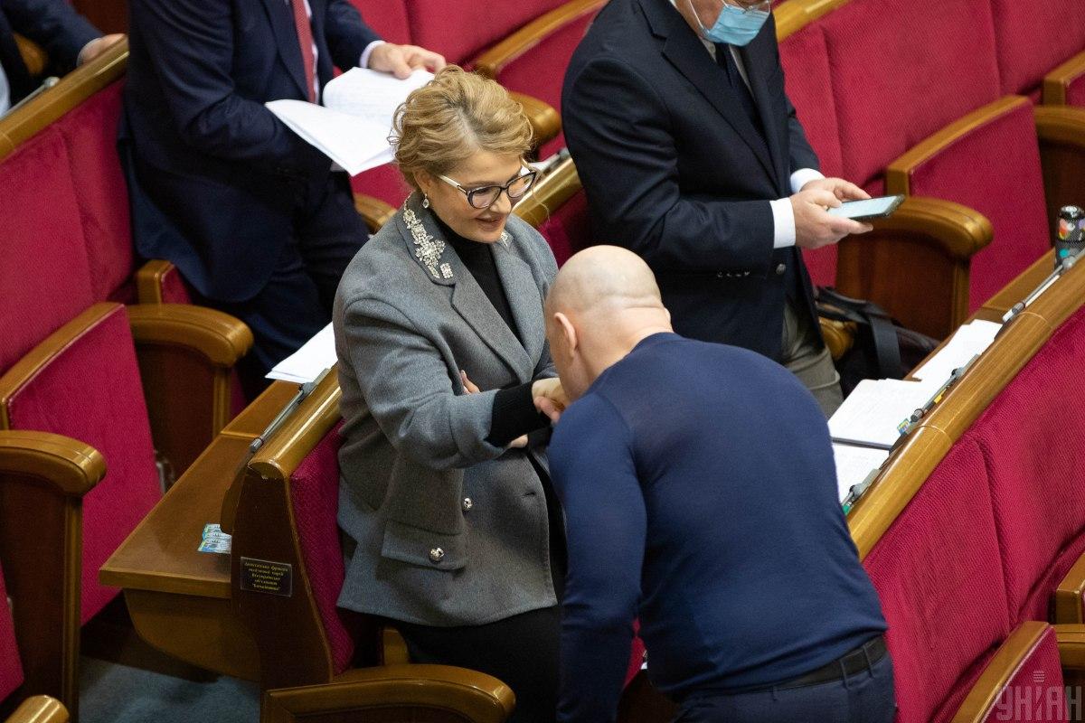 Тимошенко в новому образі / фото УНІАН Тимошенко в новому образі / фото УНІАН