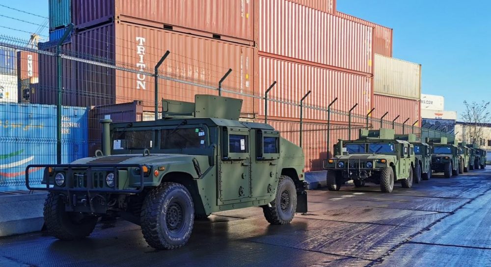 Security Assistance Initiative - United States transfers 20 new Humvees