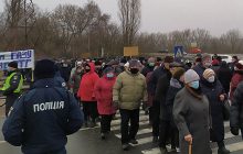 На Полтавщині перекрили трасу через високий тариф на газ (фото)