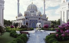 В Чечне "по многочисленным просьбам" строят мечеть имени Кадырова (фото)