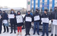 В Харькове владельцы «евроблях» устроили акцию протеста (фото)