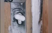"Замерзло все, я в шоке": россиянка оказалась "замурована" в доме из-за сильных морозов (видео)