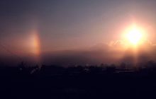 В Кривом Роге засняли редкое природное явление (фото)