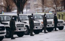 В Славянске полк Нацгвардии получил новые служебные автомобили-внедорожники