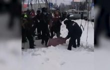 В России силовики жестко скрутили пенсионерок на митинге за Навального (видео)