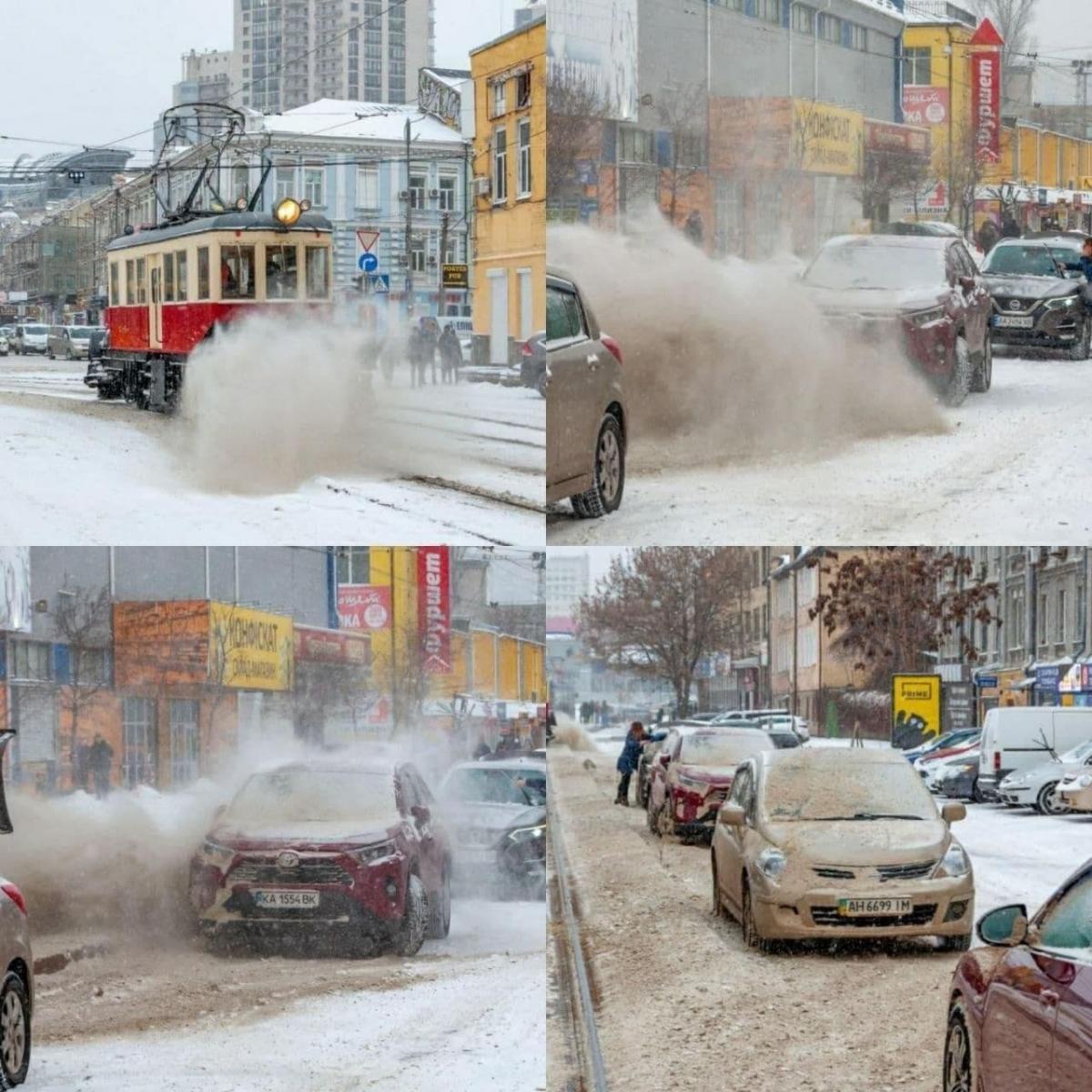 Спецвагон явно не злюбили водії / фото Киев сейчас Спецвагон явно не злюбили водії / фото Киев сейчас
