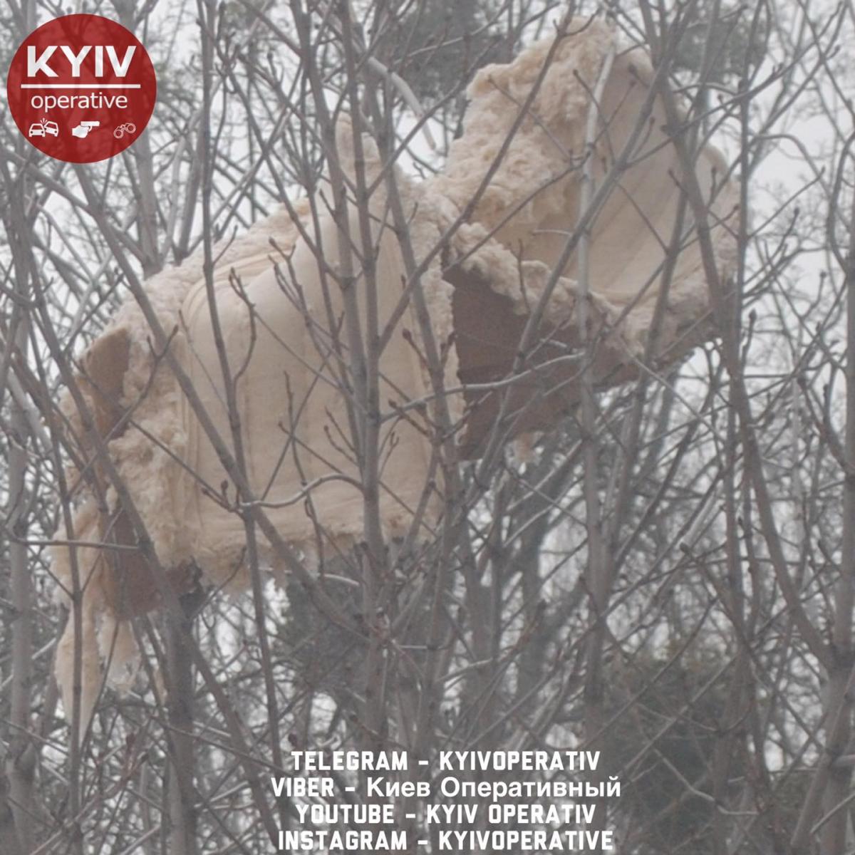 Диван застрял на дереве / Киев Оперативный Facebook