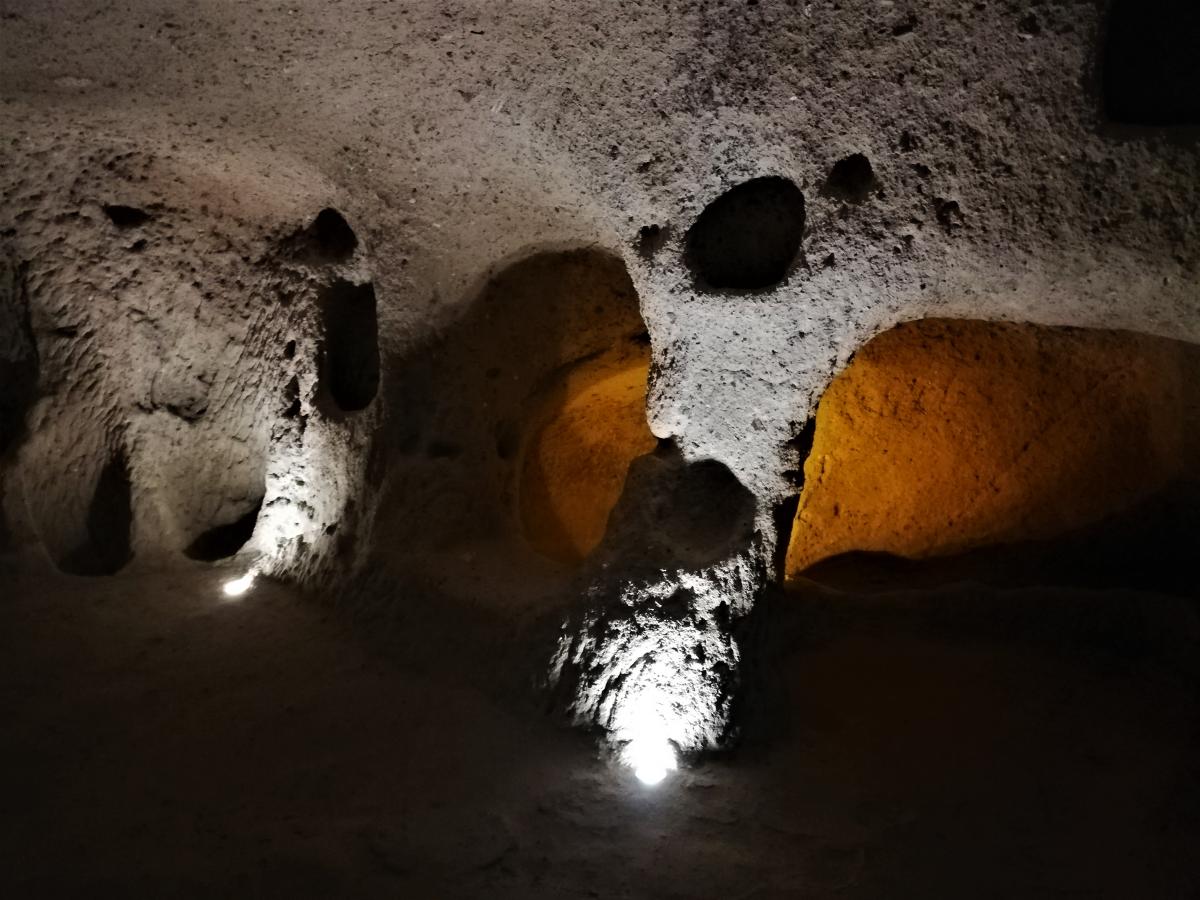 Подземный город Каймаклы в Каппадокии / фото Марина Григоренко