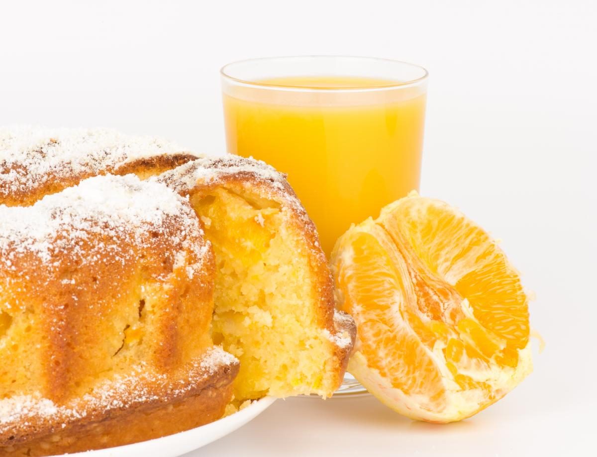 Сочный апельсиновый кекс простой рецепт