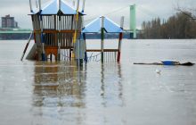 Дожди и оттепель вызвали наводнения в четырех европейских странах (фоторепортаж, видео)