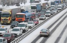 Ситуация на дорогах столицы по состоянию на утро (карта)