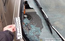 Под Одессой женщина разбила кирпичом шесть автомобилей