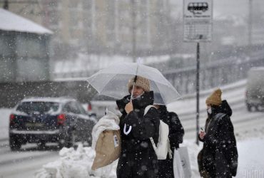 Сегодня киевлян ждет пасмурная и снежная погода