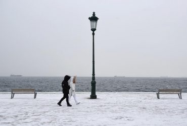 Snowfalls in Greece
