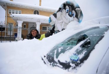 Snow storm in U.S.