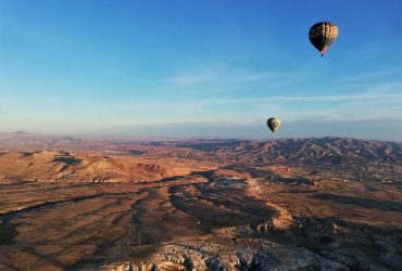 Seeing sunrise amid Cappadocia hot air balloon ride
