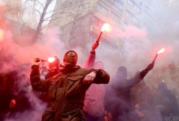 Rally in support of Sternenko in Kyiv