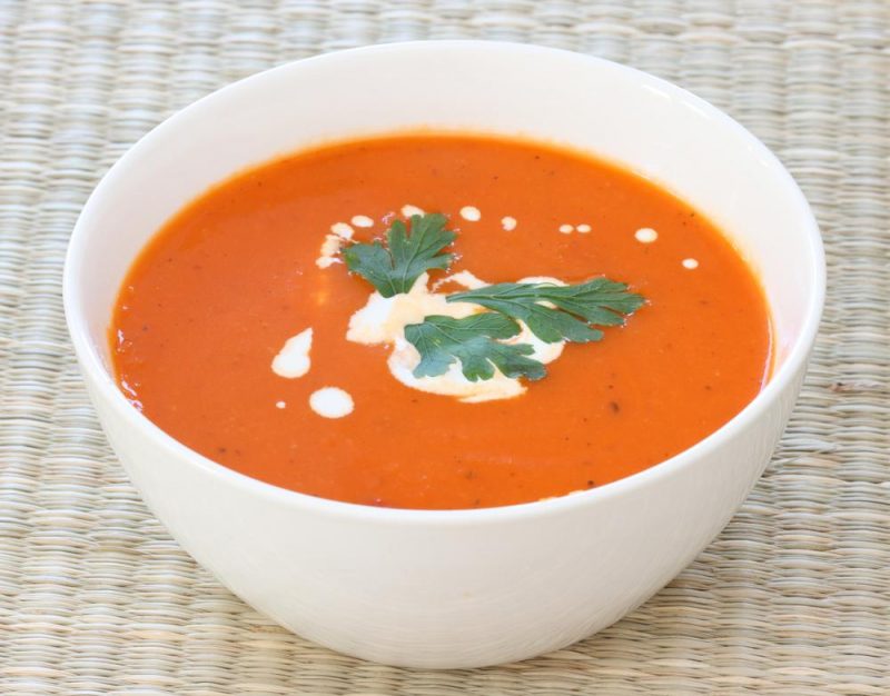 Ароматный суп-пюре из помидоров – пошаговый рецепт приготовления с фото