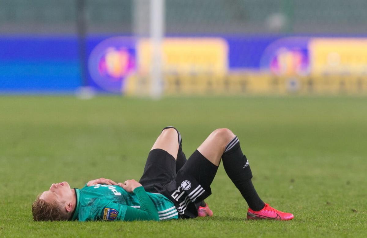 Артем Шабанов провів невдалий матч / legia.com Артем Шабанов провів невдалий матч / legia.com