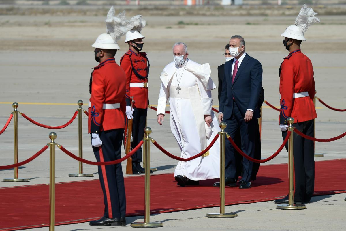 Папа Римский прибыл с историческим визитом в Ирак / фото REUTERS